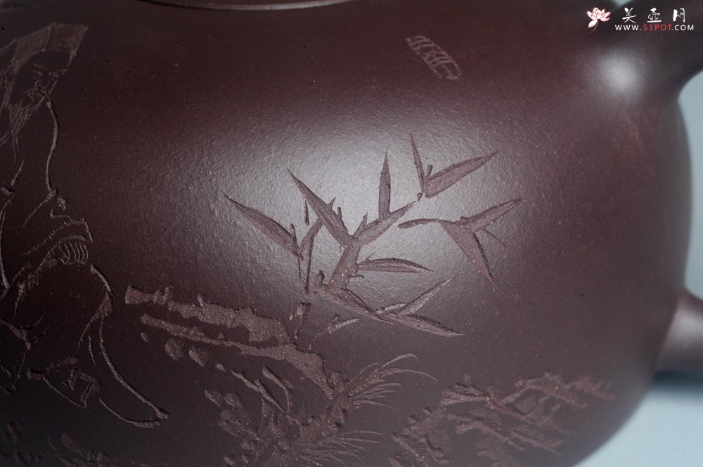 紫砂壶图片：潜力股周小培老师 油润底槽清 卡盖难度相当大 全手工大半月紫砂壶 大象无形 特文气 期待与亲结缘 - 美壶网