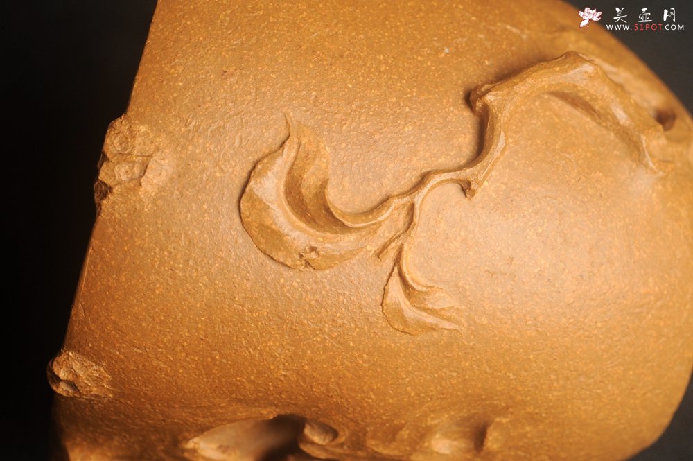 紫砂壶图片：美杯特惠 潜力股赵老师 全手工老黄段泥公道杯 贴页灵动 - 美壶网