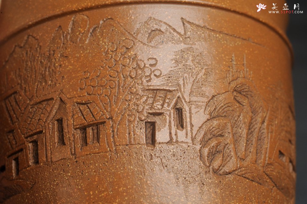 紫砂壶图片：美杯特惠 精致降坡泥江南春主人杯 - 美壶网