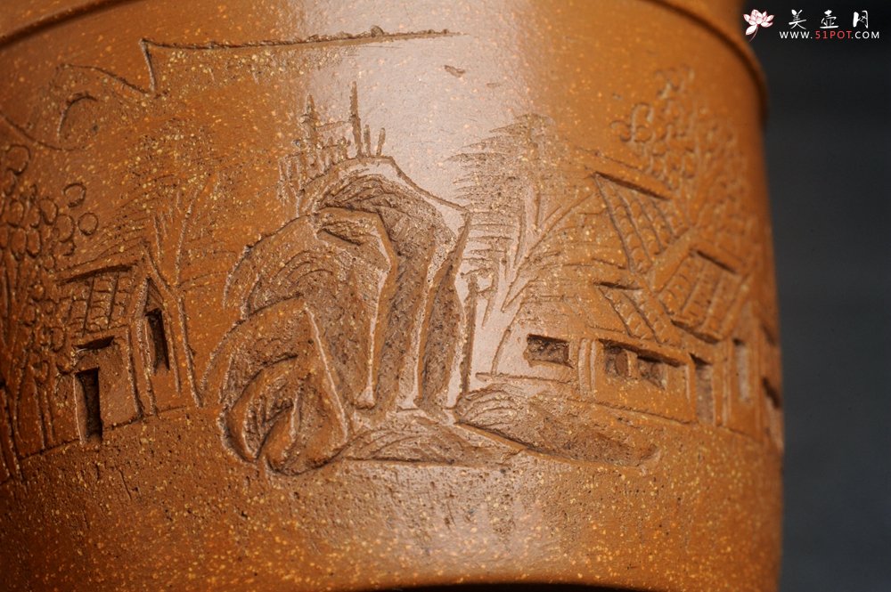 紫砂壶图片：美杯特惠 精致降坡泥江南春主人杯 - 美壶网