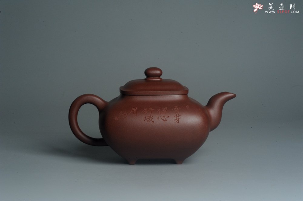 紫砂壶图片：实力派张海艳 全手工特好底槽清传炉壶 雪芽禅心舒峨眉 好壶期待与亲结缘 - 美壶网