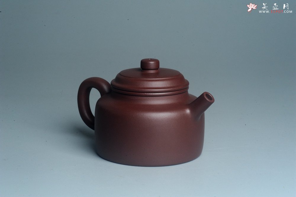 紫砂壶图片：油润黄龙山4号深井红皮龙 全手工德中壶 做工特好 - 美壶网