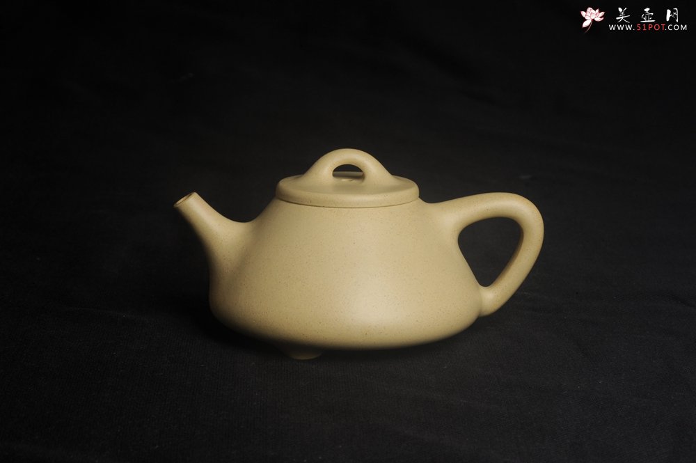 紫砂壶图片：美壶特惠 超精致本山绿泥小品子冶石瓢 做工特好 - 美壶网