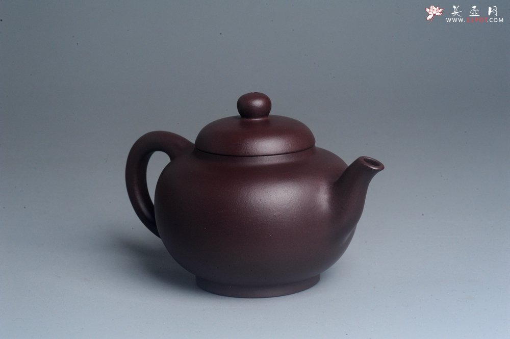 紫砂壶图片：油润黄龙山底槽青 全手工熹微壶  期待与您结缘 - 美壶网