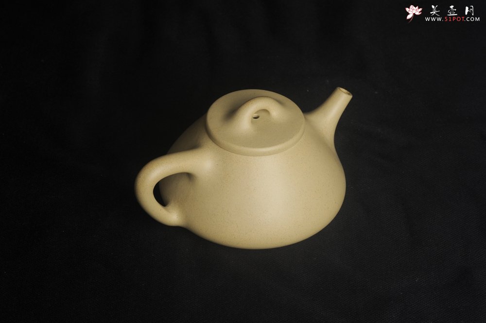 紫砂壶图片：美壶特惠 超精致本山绿泥小品子冶石瓢 做工特好 - 美壶网