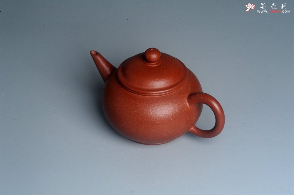 紫砂壶图片：美壶特惠 潜力股殷老师全手工特好降坡泥水平壶 茶人醉爱 - 美壶网