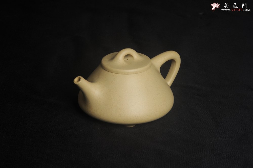 紫砂壶图片：美壶特惠 超精致本山绿泥小品子冶石瓢 做工特好 - 美壶网