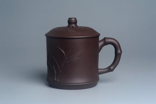 美壶定制紫砂壶 美杯年底特惠 助工精工制作竹节盖杯 自用送礼佳品 原矿紫泥