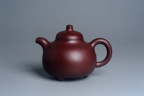 周小培紫砂壶 潜力股周小培老师 4号井深井红皮龙 超精致全手工三足乳鼎茶壶 红皮龙