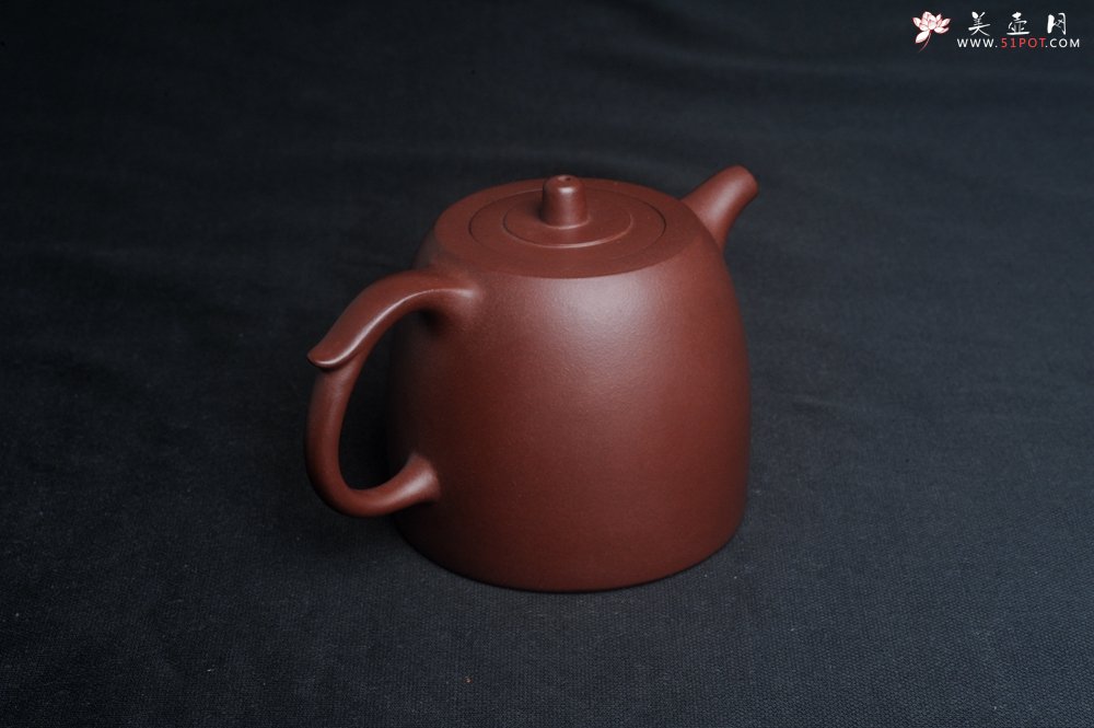 紫砂壶图片：美壶特惠 油润老紫泥宝铎壶 茶人醉爱 - 美壶网