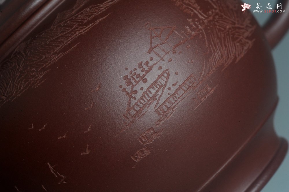 紫砂壶图片：美壶特惠 优质紫泥精致凤鸣壶 - 美壶网