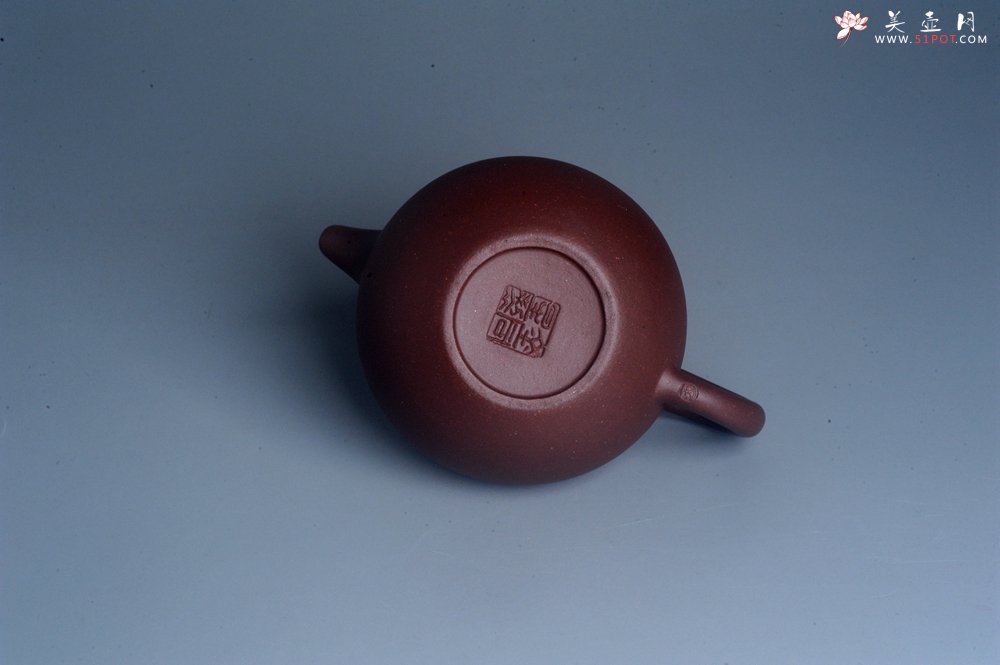 紫砂壶图片：油润底曹青 全手工寿珍掇球 深得老味 做工灰常好 请君细品 作品说话 - 美壶网