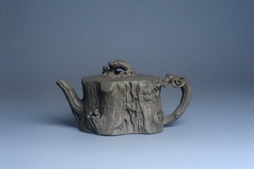 赵老师紫砂壶 潜力股赵老师 全手工青段松桩壶 松鼠跃然壶盖特有趣 肌理丰富 期待与您结缘 青段