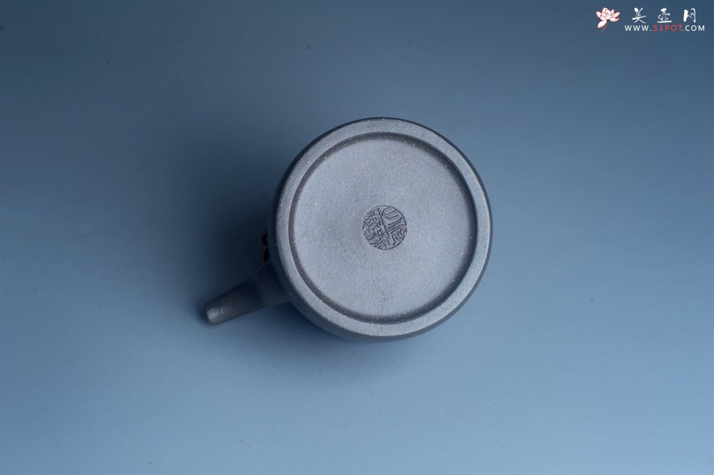 紫砂壶图片：美壶特惠 精致青段洋桶壶 清茶品日月 老酒醉人生 - 美壶网