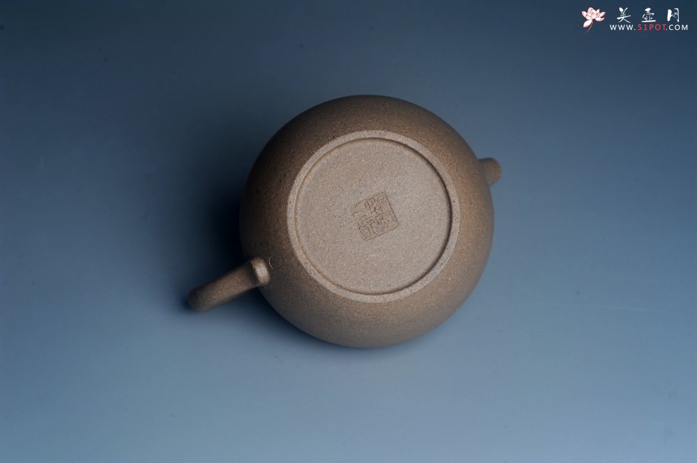 紫砂壶图片：特好高温本山老段泥 全手工大彬圈钮紫砂壶 - 美壶网