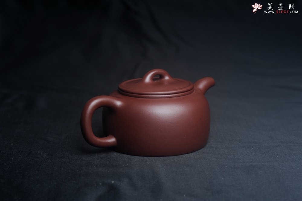 紫砂壶图片：潜力股周小培老师 4号井深井红皮龙 全手工过桥井栏壶 - 美壶网