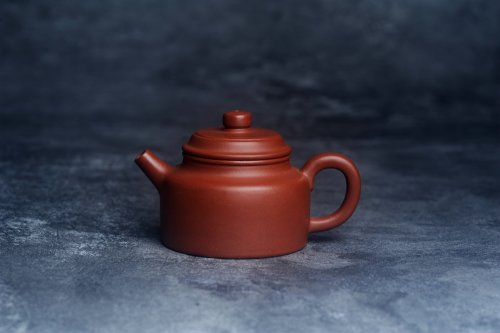 周小培紫砂壶 油润老清水泥全手工小品德中壶 特实用文气 原矿清水泥