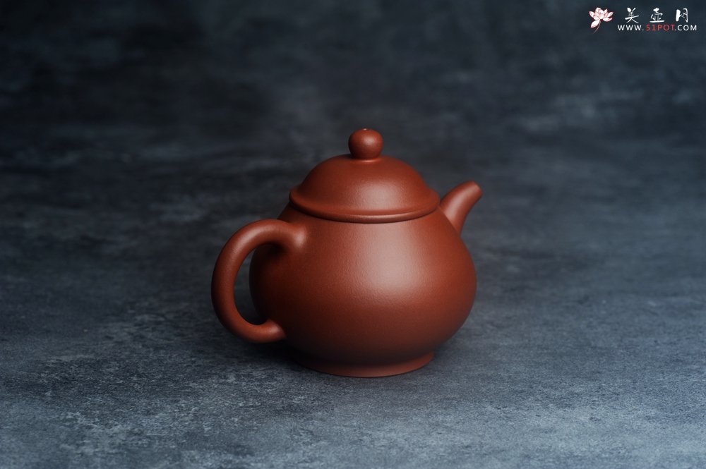 紫砂壶图片：美壶特惠 全手工优质黄龙山红泥刹凹成型单片拍打潘壶 - 美壶网