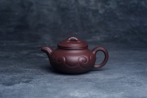 美壶定制紫砂壶 美壶特惠 精致紫泥仿古如意壶 茶人醉爱 原矿紫泥