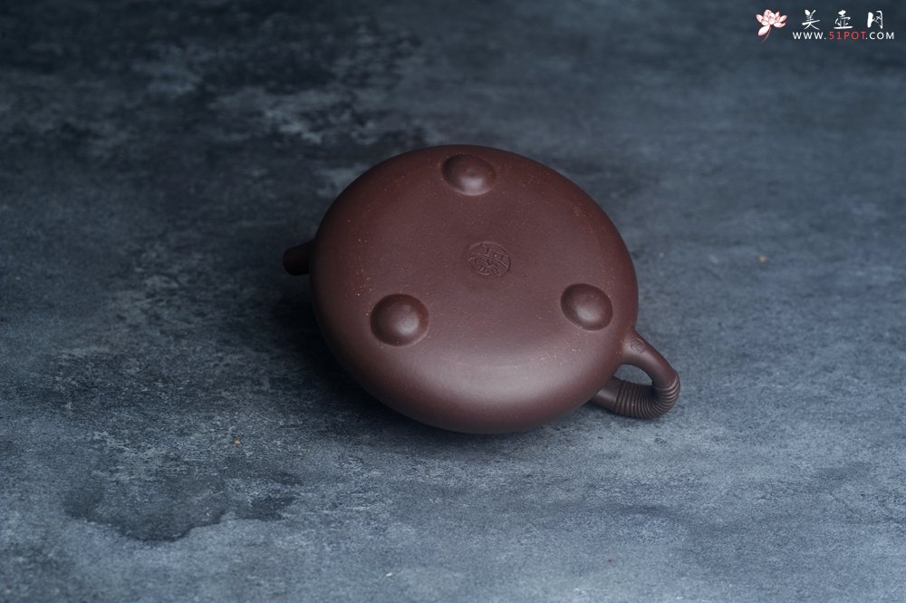 紫砂壶图片：美壶年底特惠 精致优质紫泥线瓢壶 - 美壶网