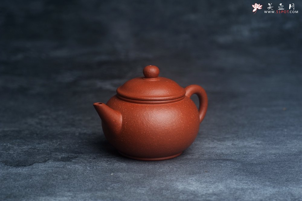 紫砂壶图片：美壶特惠 潜力股殷老师全手工特好降坡泥小水平壶 茶人醉爱 - 美壶网