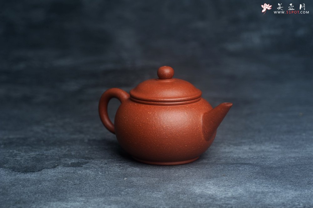 紫砂壶图片：美壶特惠 潜力股殷老师全手工特好降坡泥小水平壶 茶人醉爱 - 美壶网