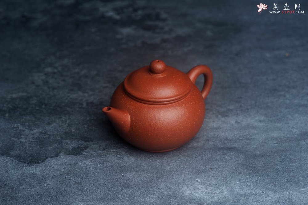 紫砂壶图片：美壶特惠 潜力股殷老师全手工特好降坡泥小水平壶 茶人醉爱 - 美壶网