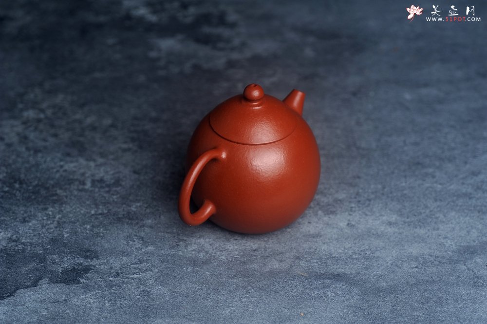 紫砂壶图片：美壶特惠 优质小品朱泥小龙蛋 茶人醉爱 - 美壶网
