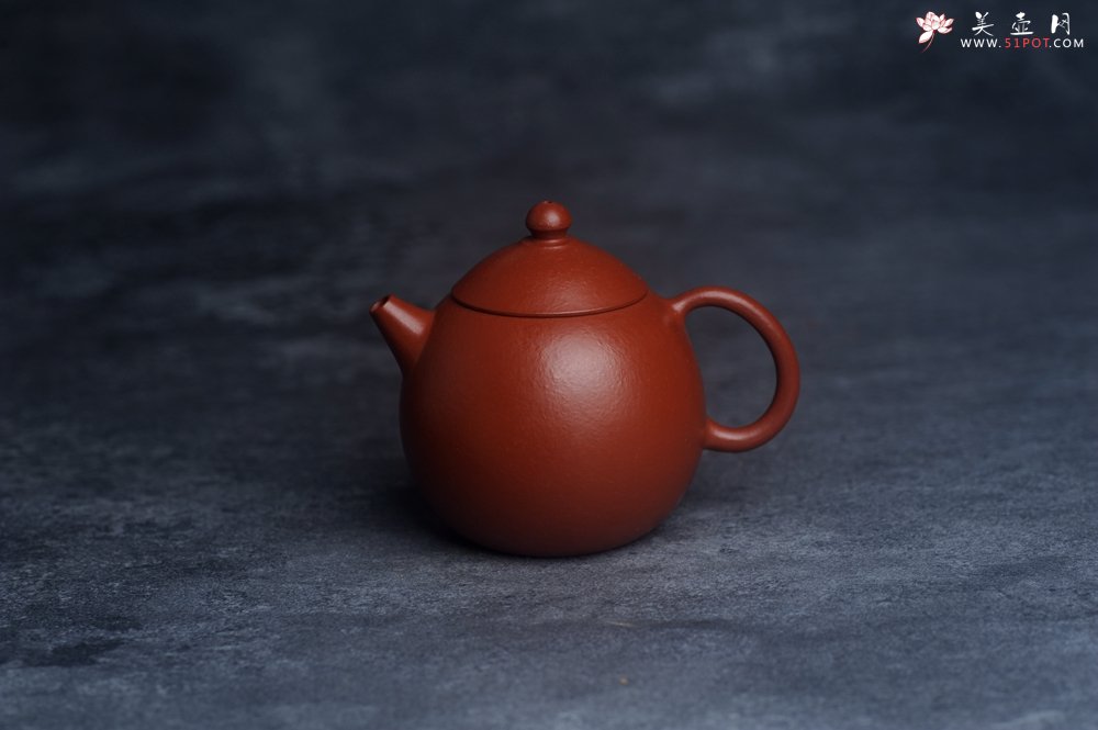 紫砂壶图片：美壶特惠 优质小品朱泥小龙蛋 茶人醉爱 - 美壶网