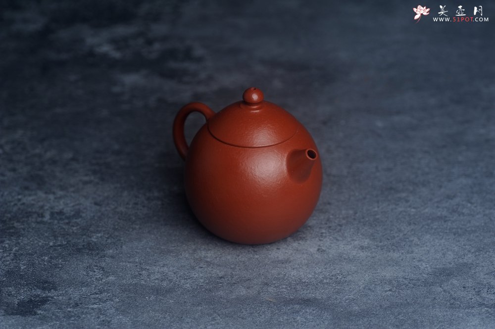 紫砂壶图片：美壶特惠 优质小品朱泥小龙蛋 茶人醉爱 - 美壶网