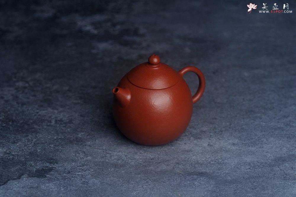 紫砂壶图片：美壶特惠 优质小品朱泥小龙蛋 茶人醉爱 - 美壶网