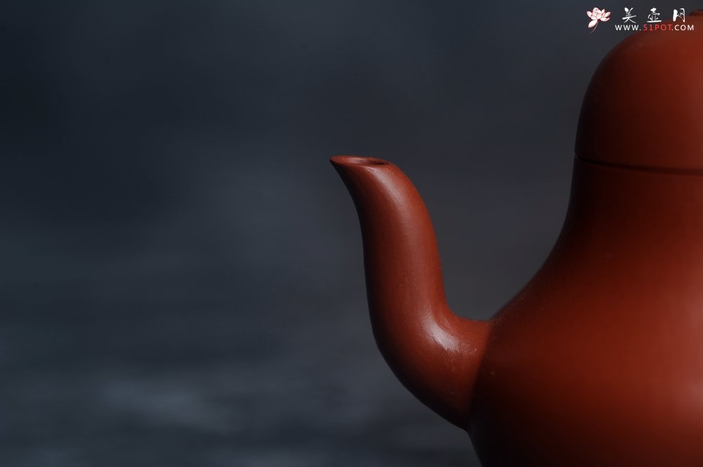 紫砂壶图片：美壶特惠紫砂壶摹古孟臣款朱泥小思亭茶壶 工夫小品中式茶具100cc - 美壶网