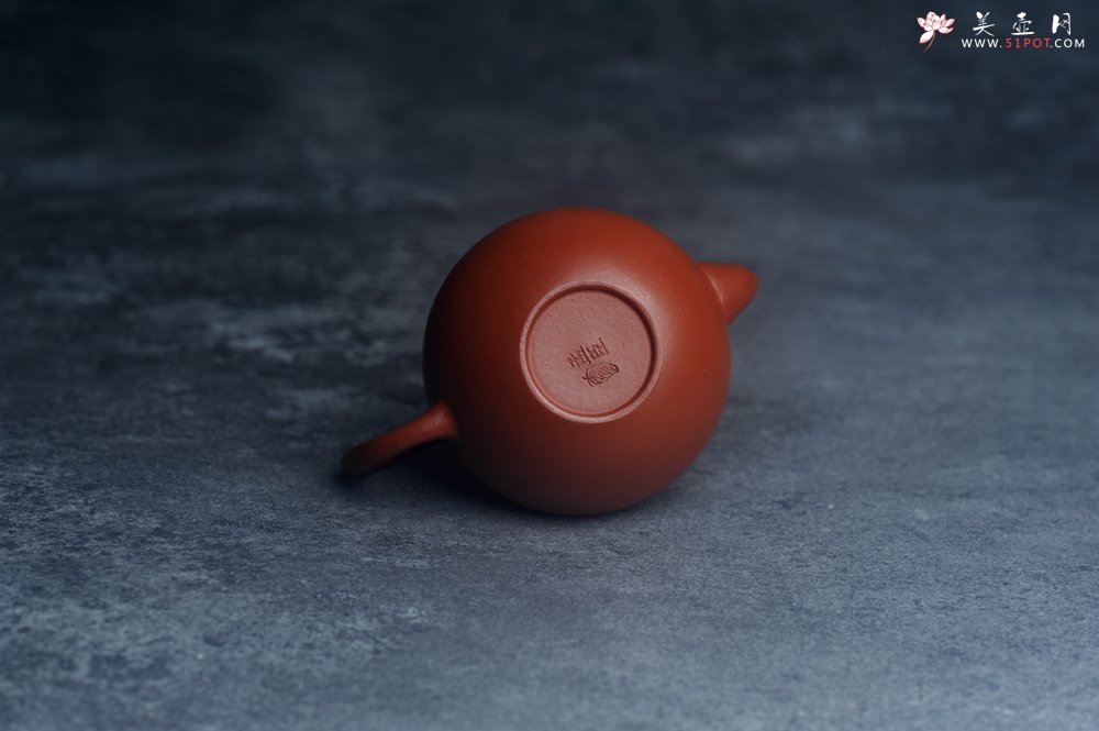 紫砂壶图片：美壶特惠紫砂壶摹古孟臣款朱泥小思亭茶壶 工夫小品中式茶具100cc - 美壶网