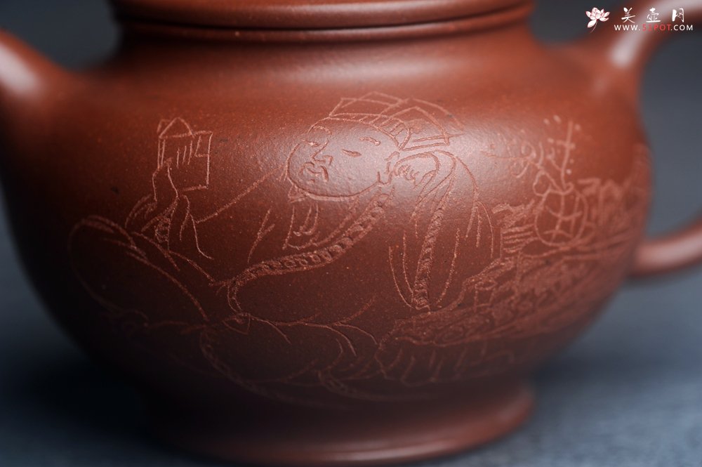 紫砂壶图片：美壶网紫砂壶特惠优质底槽青掇只壶 中式茶具 装饰文雅 茶人醉爱210cc - 美壶网