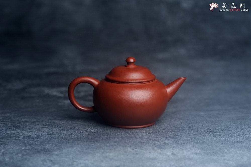 紫砂壶图片：美壶特惠 优质朱泥小水平壶 茶人醉爱 - 美壶网