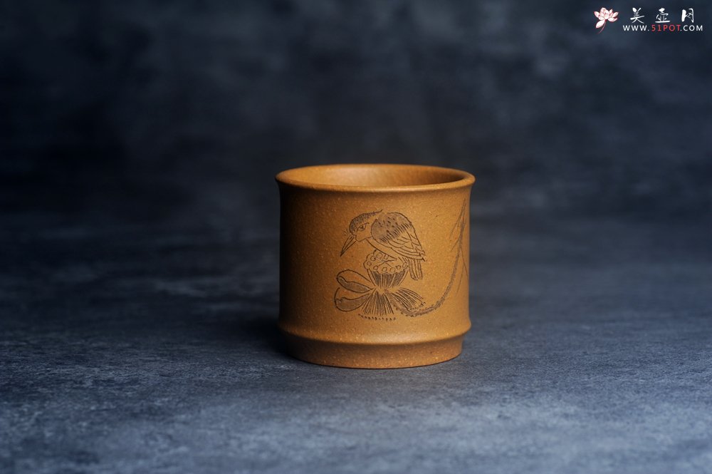 紫砂壶图片：美杯特惠 优质段泥精致清趣杯 主人杯 装饰文雅 - 美壶网