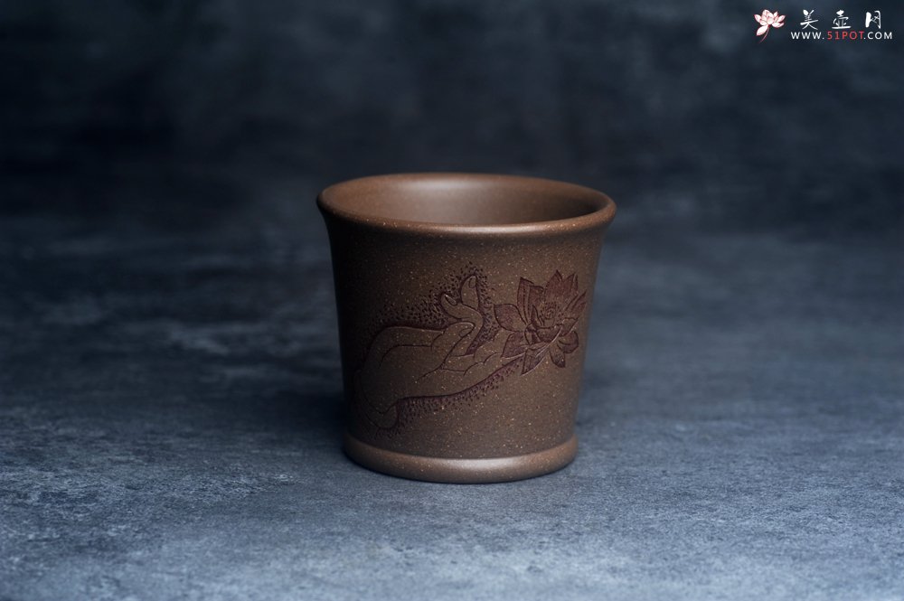 紫砂壶图片：美杯特惠 优质好料好工拈花指主人杯 - 美壶网