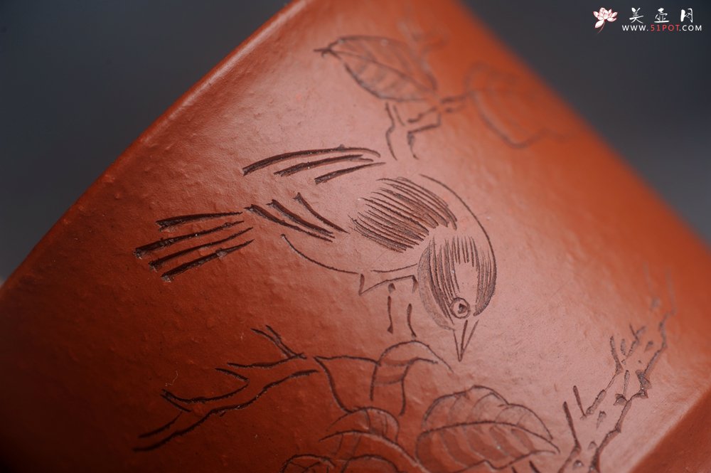 紫砂壶图片：美杯特惠 优质朱泥精致清趣杯 主人杯 装饰文雅 - 美壶网