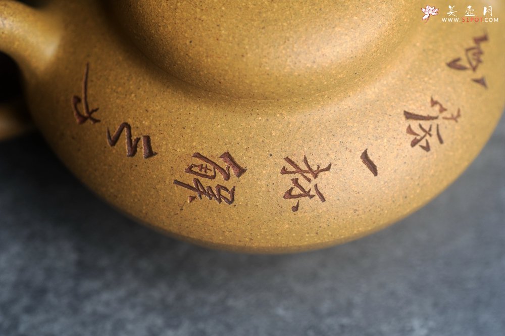 紫砂壶图片：美壶特惠 优质段泥合欢壶 特文气 - 美壶网