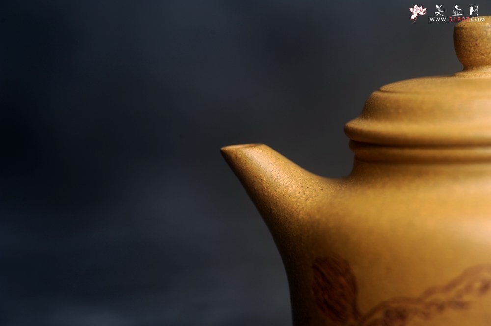 紫砂壶图片：美壶特惠 优质段泥德中 装饰瑞兽图 特文气 - 美壶网