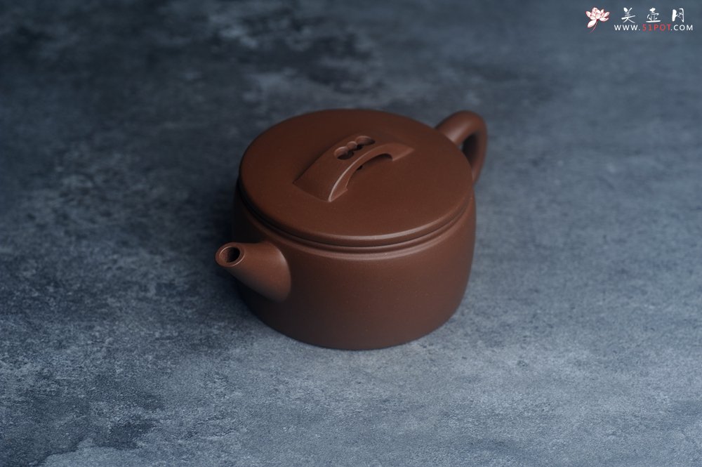 紫砂壶图片：美壶特惠 特好文革紫泥大口实用汉瓦 茶人醉爱 - 美壶网