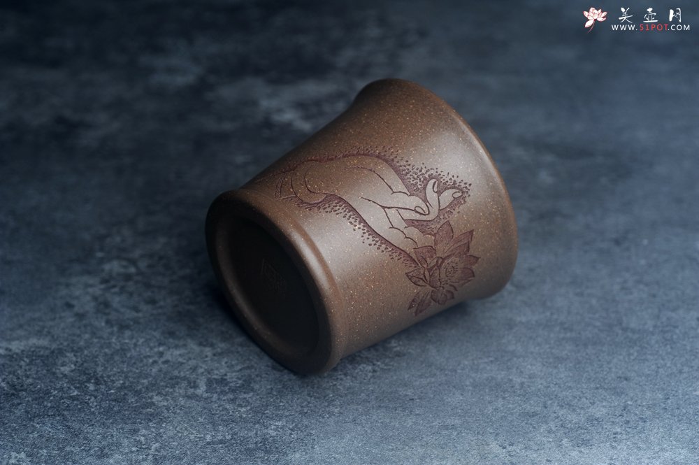 紫砂壶图片：美杯特惠 优质好料好工拈花指主人杯 - 美壶网