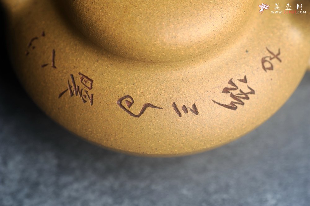 紫砂壶图片：美壶特惠 优质段泥合欢壶 特文气 - 美壶网