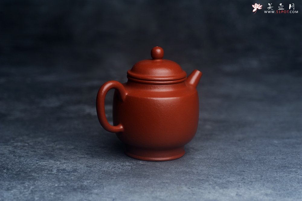紫砂壶图片：美壶特惠 优质朱泥小高灯壶 茶人醉爱 - 美壶网