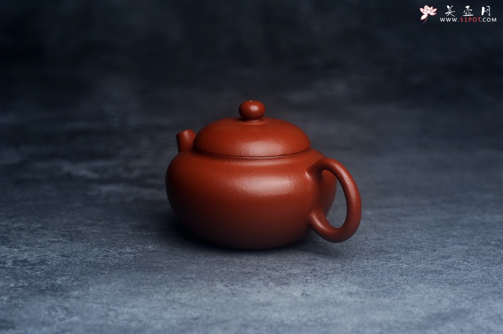 紫砂壶图片：美壶网特惠紫砂壶 马景辉款式手工朱泥西施茶壶 茶人醉爱 - 美壶网