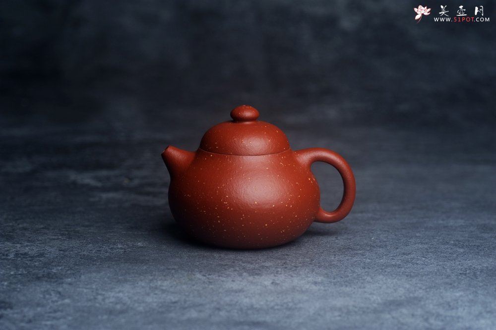 紫砂壶图片：美壶特惠 优质赵庄红泥铺砂小品文旦壶 茶人醉爱 - 美壶网