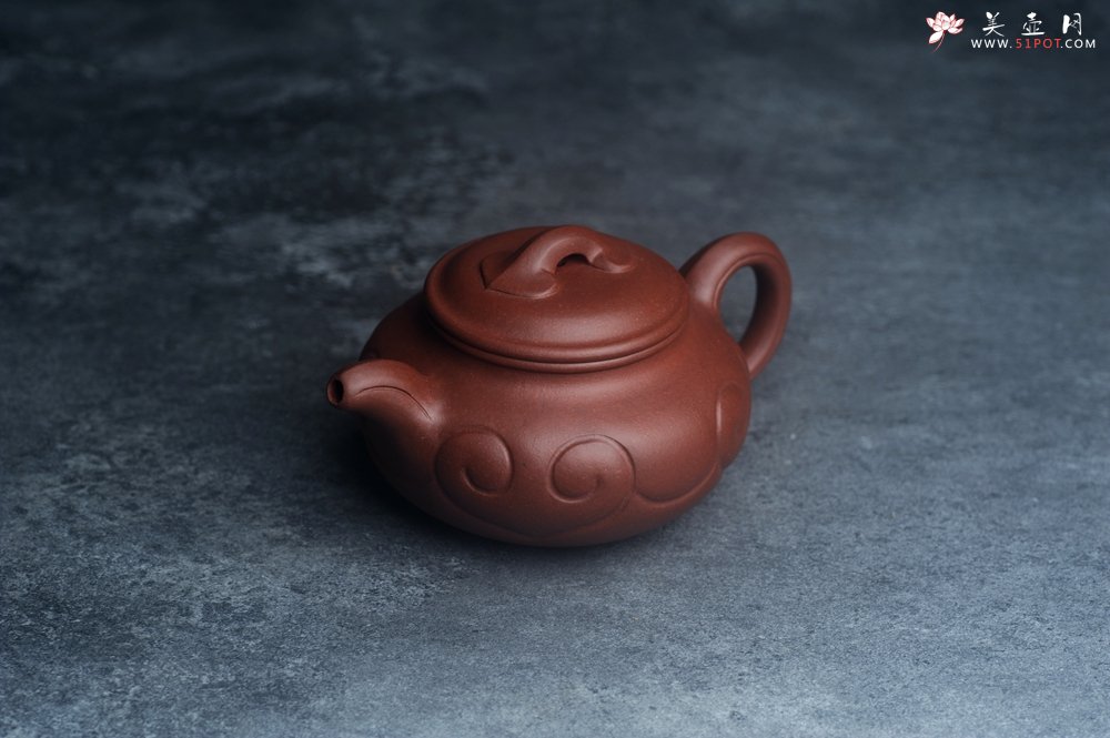 紫砂壶图片：美壶特惠 精致特好底槽青泥仿古如意壶 茶人醉爱 - 美壶网