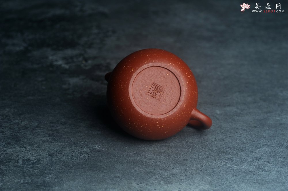 紫砂壶图片：美壶特惠 优质赵庄红泥铺砂小品文旦壶 茶人醉爱 - 美壶网