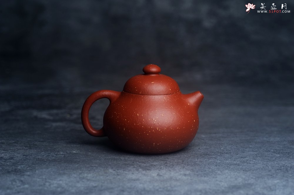 紫砂壶图片：美壶特惠 优质赵庄红泥铺砂小品文旦壶 茶人醉爱 - 美壶网