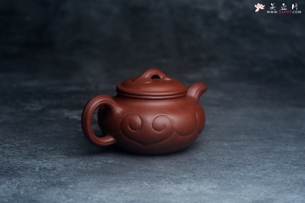 紫砂壶图片：美壶特惠 精致特好底槽青泥仿古如意壶 茶人醉爱 - 美壶网